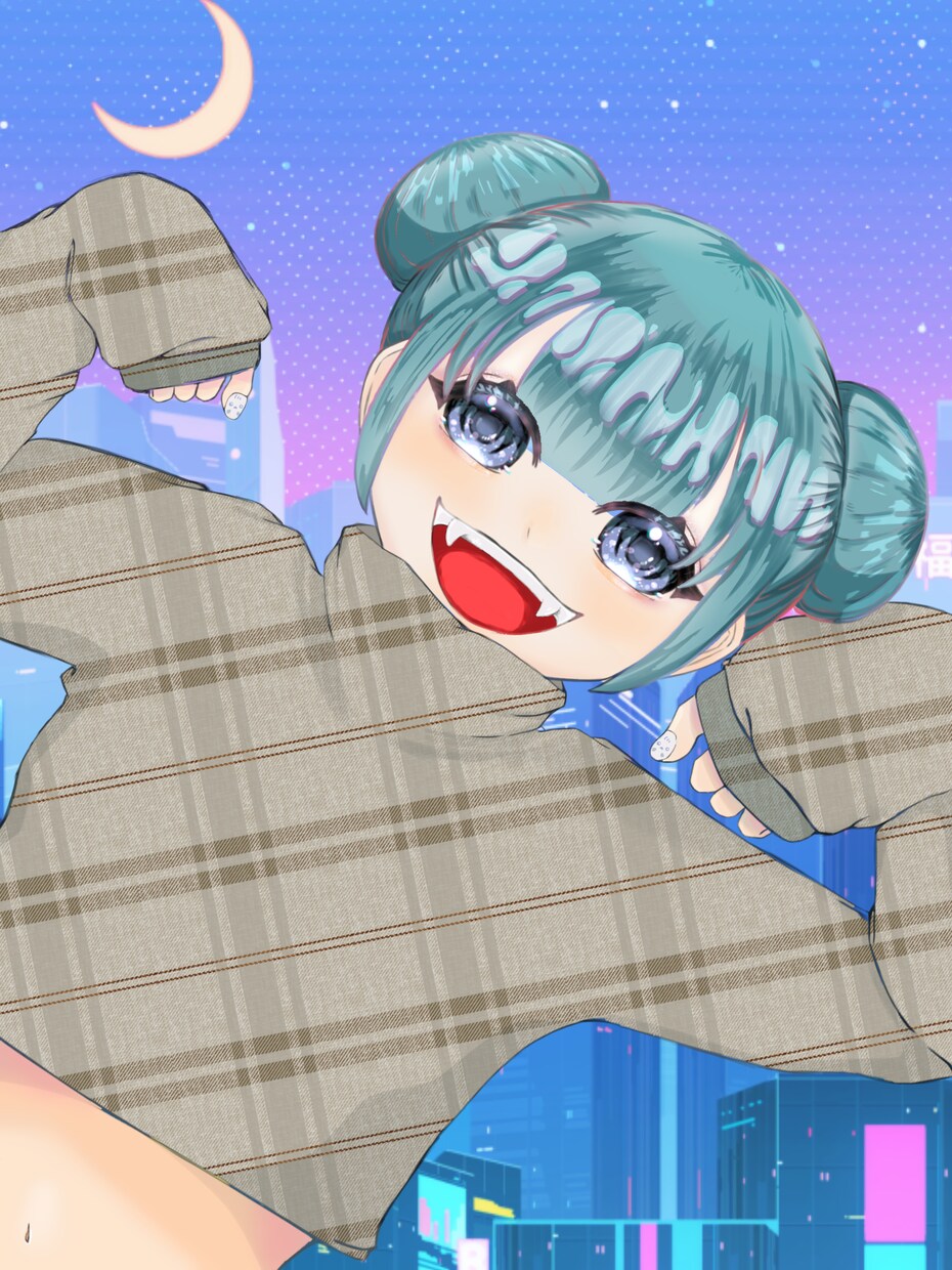 SNSのアイコンや1枚絵を描きます かっこいい、かわいい系やポップ系のイラストを創ります！ イメージ1