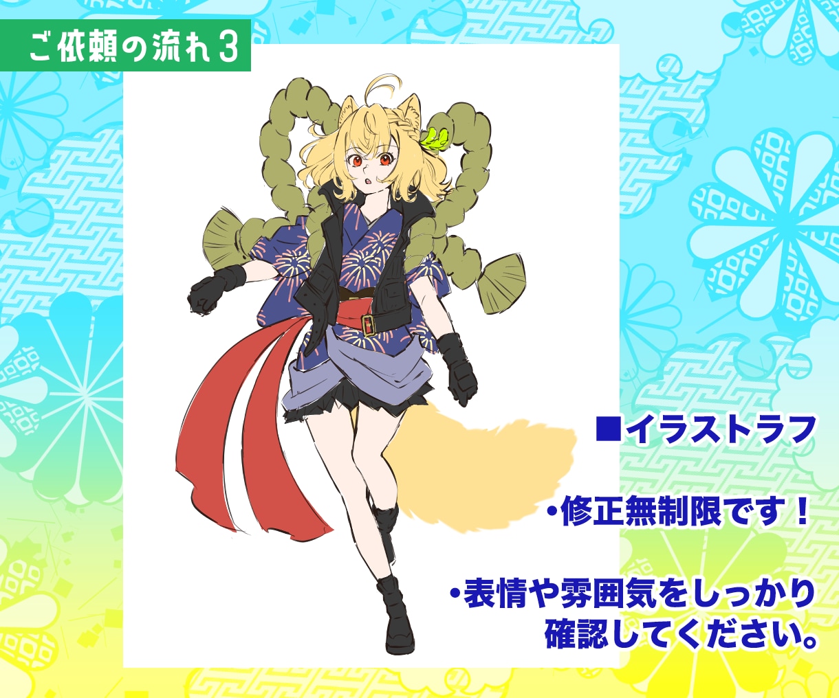 立ち絵キャラクターイラスト描きます Vtuber様、IRIAM、TRPGなどで使える立ち絵！ イメージ4