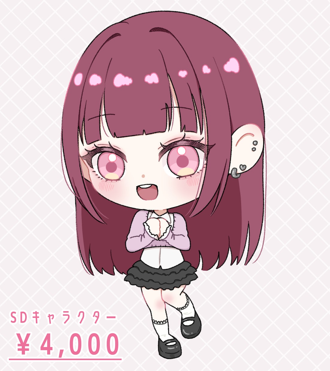 シンプルだけどかわいい表情のイラスト描きます アイコンや動画内イラストに使用できるイラストを描きます！ イメージ3