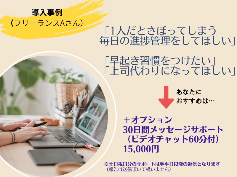 リピータ―様＊【習慣化コーチング】で再走します 魅力発見セッション(90分)×メッセージサポート イメージ3