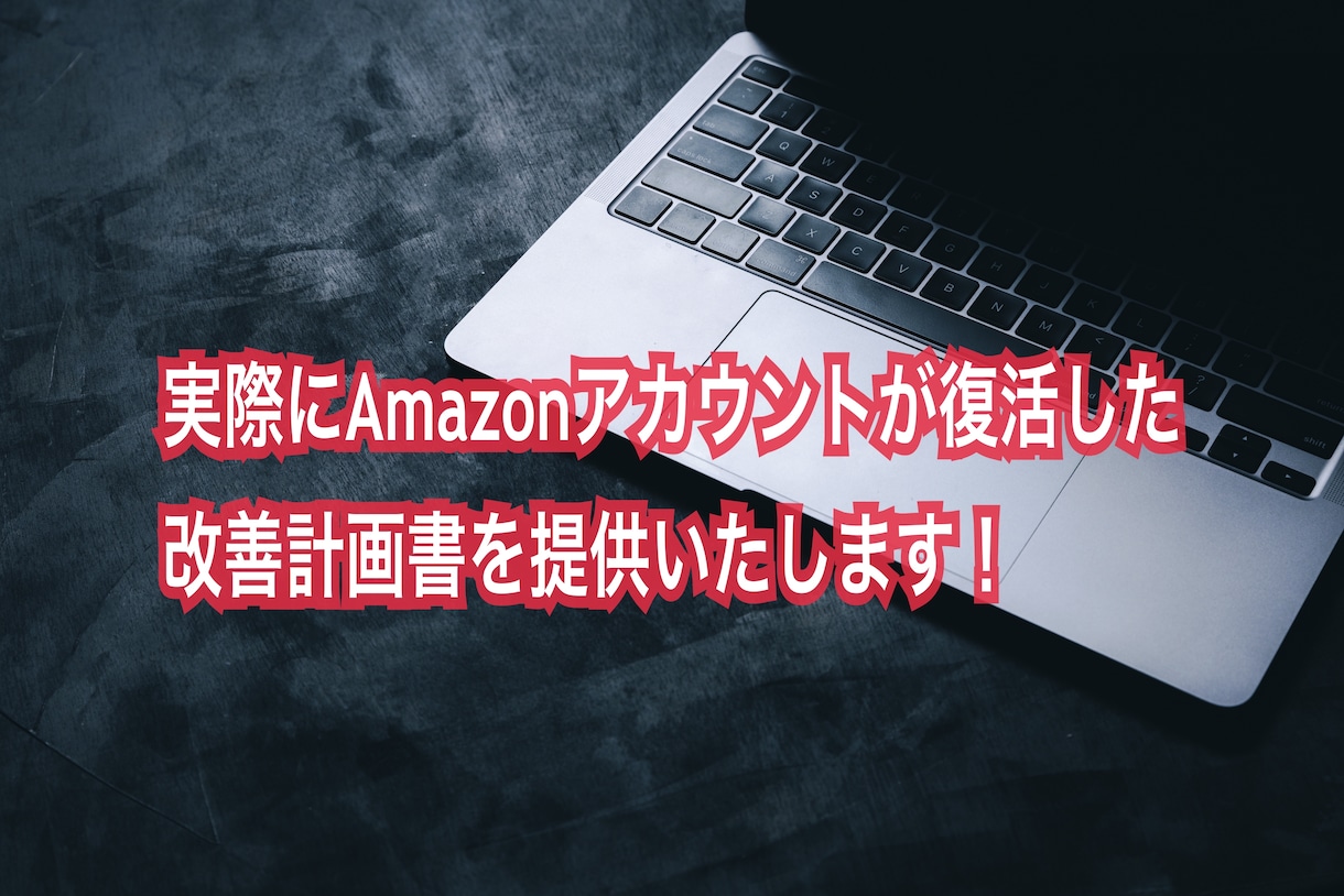 Amazonアカウント停止時の改善計画書を教えます アカウント復活の実績有り(Word12枚分の改善計画書) イメージ1