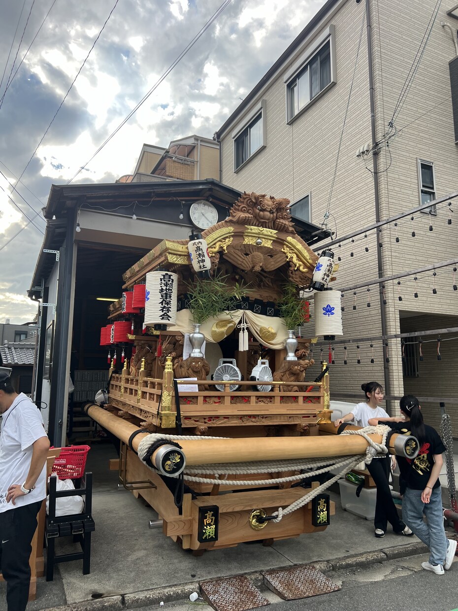 岸和田とは違うだんじりのお写真を提供致します 大阪のお祭りのだんじりのお写真です! イメージ1