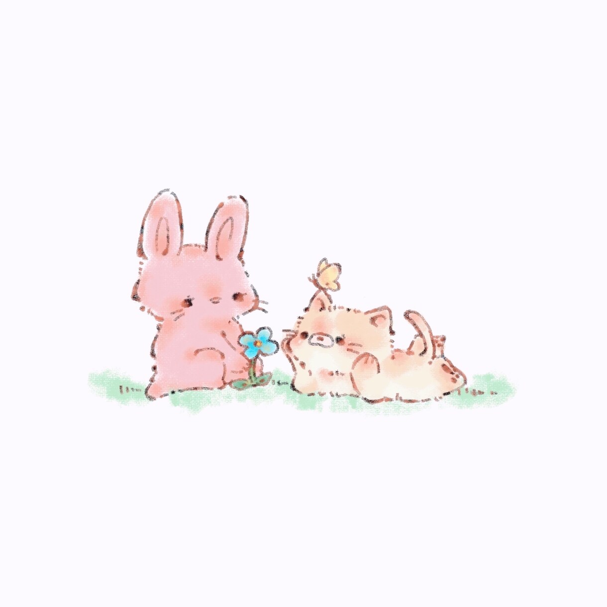 もふもふな動物イラスト作成致します ご自宅のペット、オリジナルキャラクター、他対応可能です イメージ1