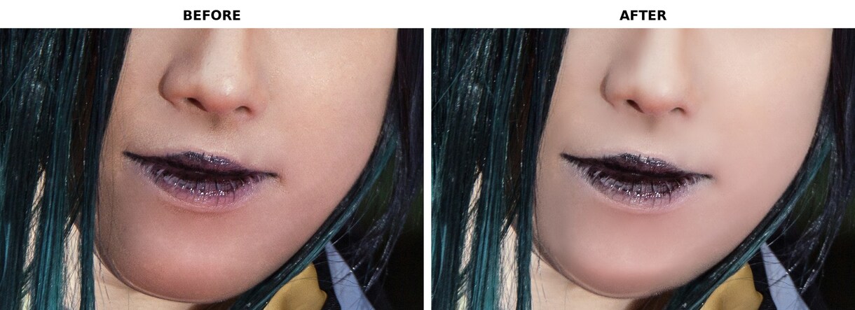 コスプレ・人物写真を丁寧にレタッチしますます 実務経験あり！自然で美しい仕上がりに イメージ6
