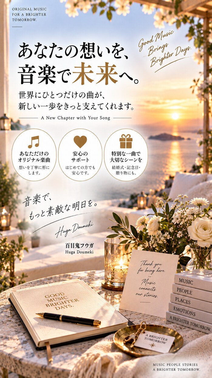あなただけのオリジナル曲作りますます YouTube・配信・SNS向け対応 イメージ10