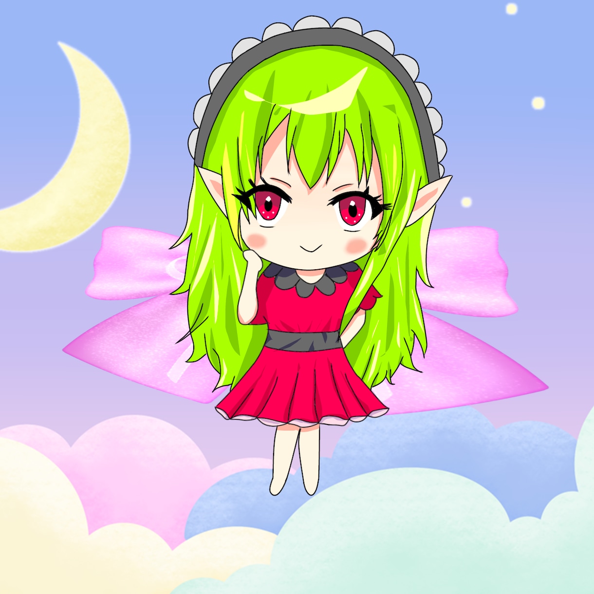 格安でSNS用のアイコン（ミニキャラ）作ります 最短1日で納めます！SNS用アイコンのミニキャラ作成 イメージ2