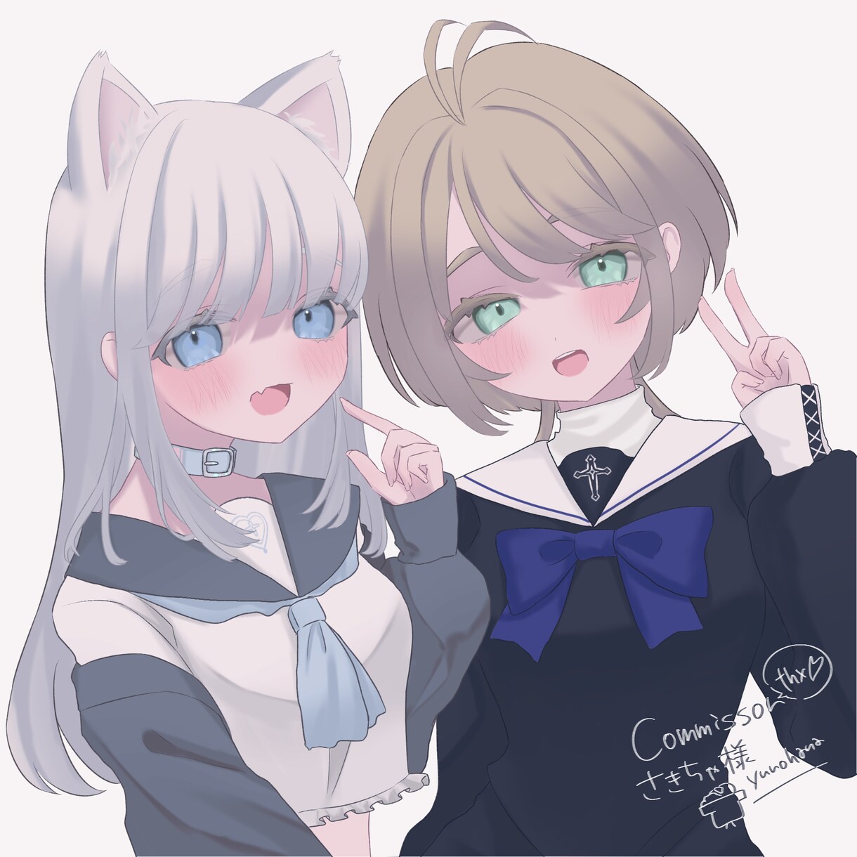 可愛いアイコン/夢絵/動画イラスト描きます かわいい少年少女のイラストコミッションです。 イメージ4