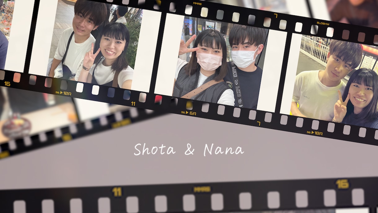 お洒落で泣けるプロフィールムービー★作ります カメラフィルムをモチーフにしたムービー♪ イメージ6