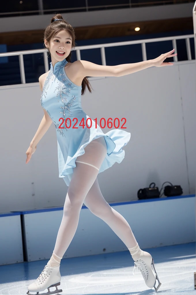 AIで作成したフィギュアスケート女子写真販売します 実写では撮影が難しいフィギュアスケートする女子高生のAI写真 イメージ2