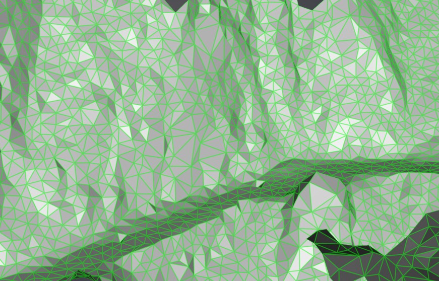 地形データを作成いたします 三角網、オルソ画像、縦横断面作成、等高線地図 イメージ3