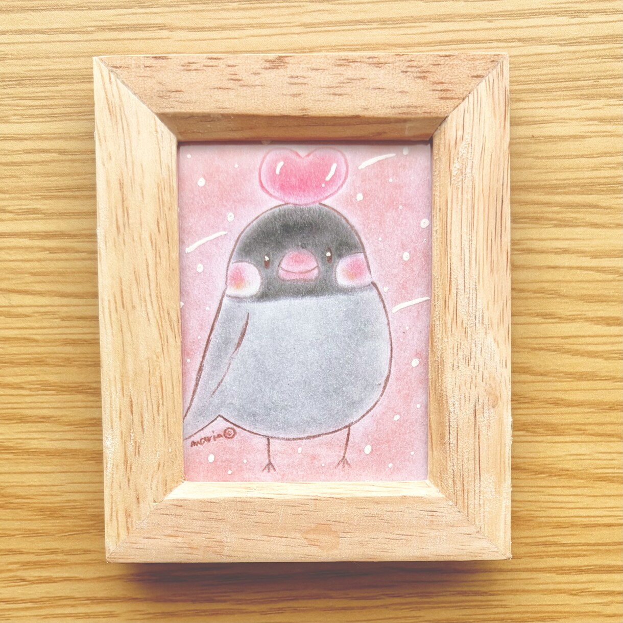 大切なうちの子さんをふんわりタッチで描きます 世界に一つの手描き原画を可愛いミニ額装付きでお届けします イメージ5
