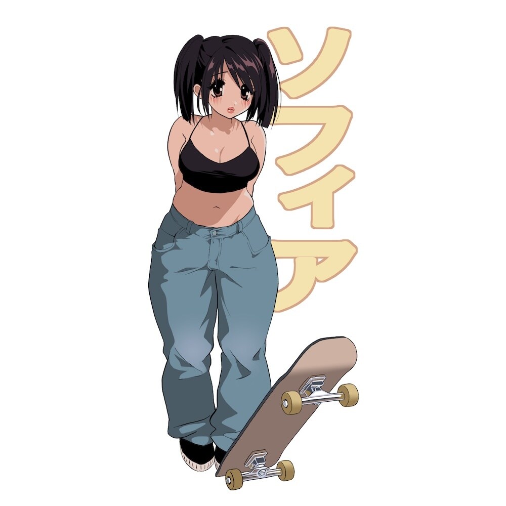 90年代アニメ風イラストを制作します 90年代アニメ風で海外で高評価をいただきました！ イメージ5