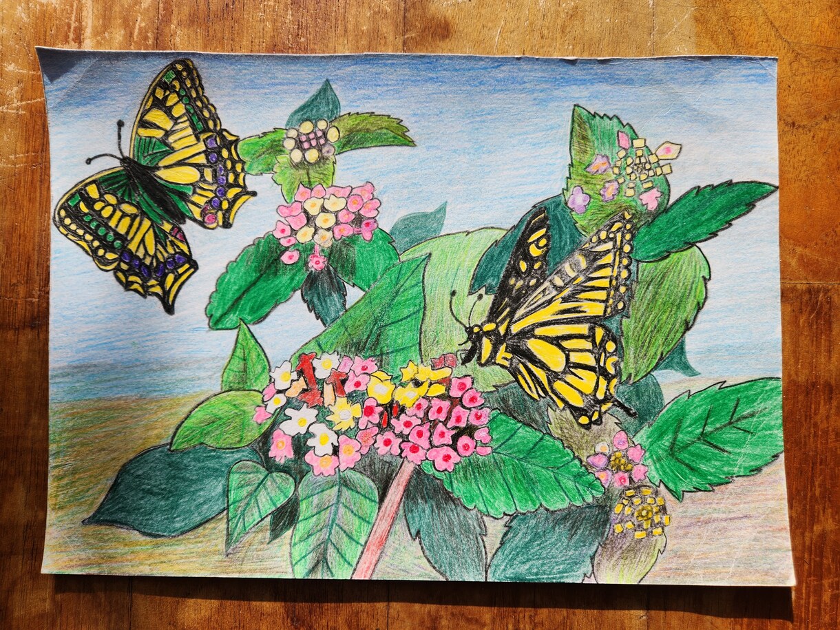 お子さんが喜ぶような絵を描きます ほんわかした動物や蝶々を描きます イメージ2