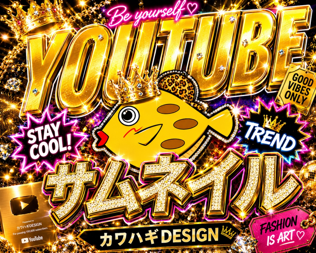 派手なサムネイル制作します 独自の派手な文字スタイルで誰よりも目立つサムネイル イメージ1