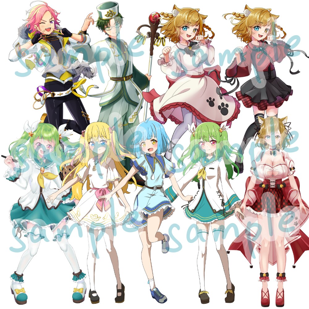 キラキラで可愛いイラスト描きます アイコン、ヘッダー、一枚絵など！用途に合わせておまかせあれ♪ イメージ6