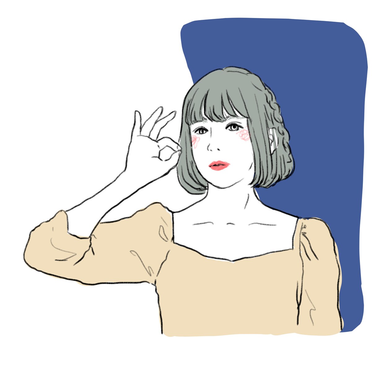 商用◎120%可愛い♪ゆるかわ似顔絵を描きます イラストでパッと華やか♪色彩検定取得の私がカラーも提案します イメージ5