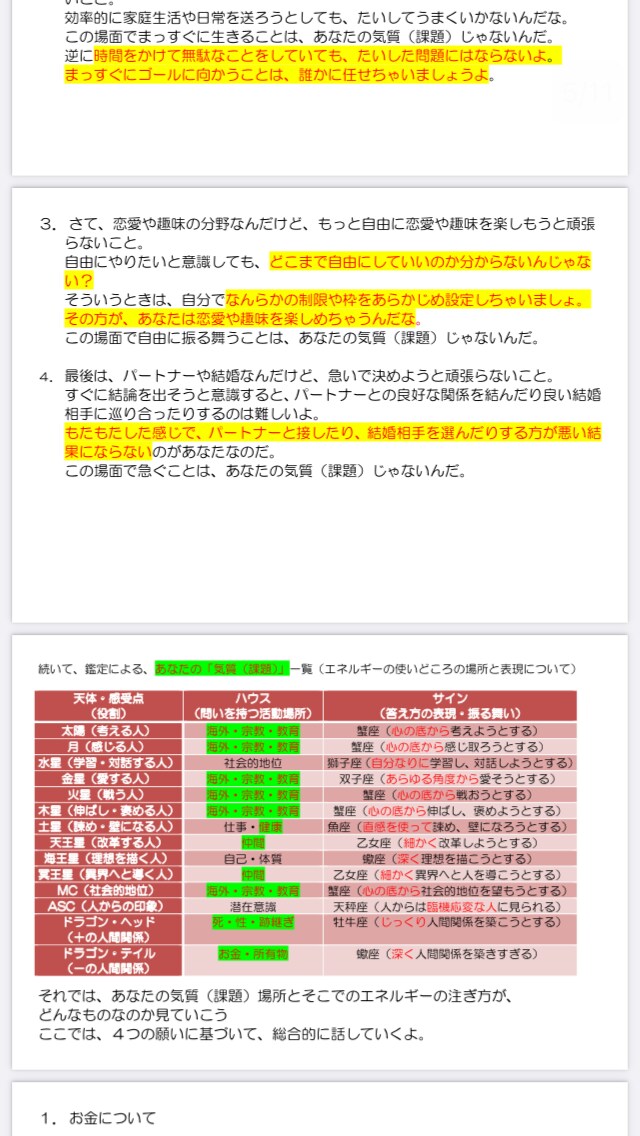 ３つの視点からホロスコープ鑑定いたします 人生の悩みは大別すると４つ。お金、健康、人間関係、夢。 イメージ6