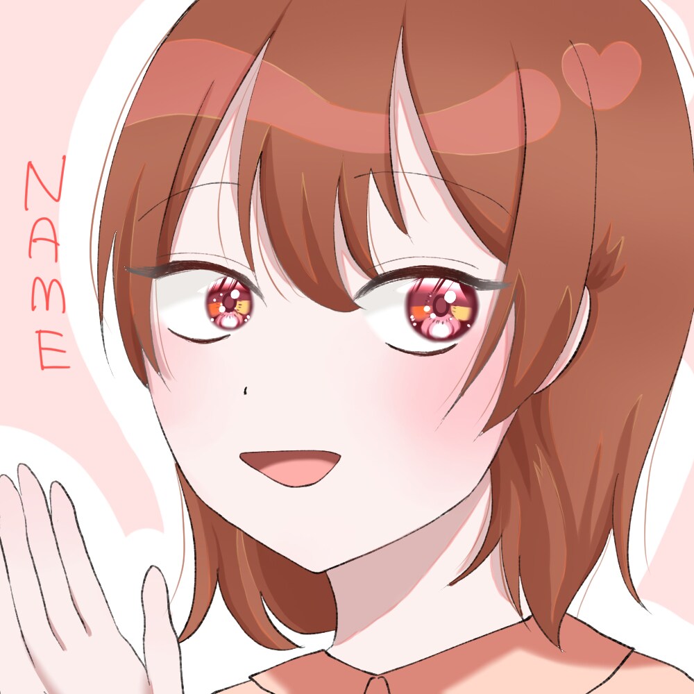 アニメ風でSNSアイコン用イラスト作成いたします あなただけのアイコンをお作りいたします！ イメージ1