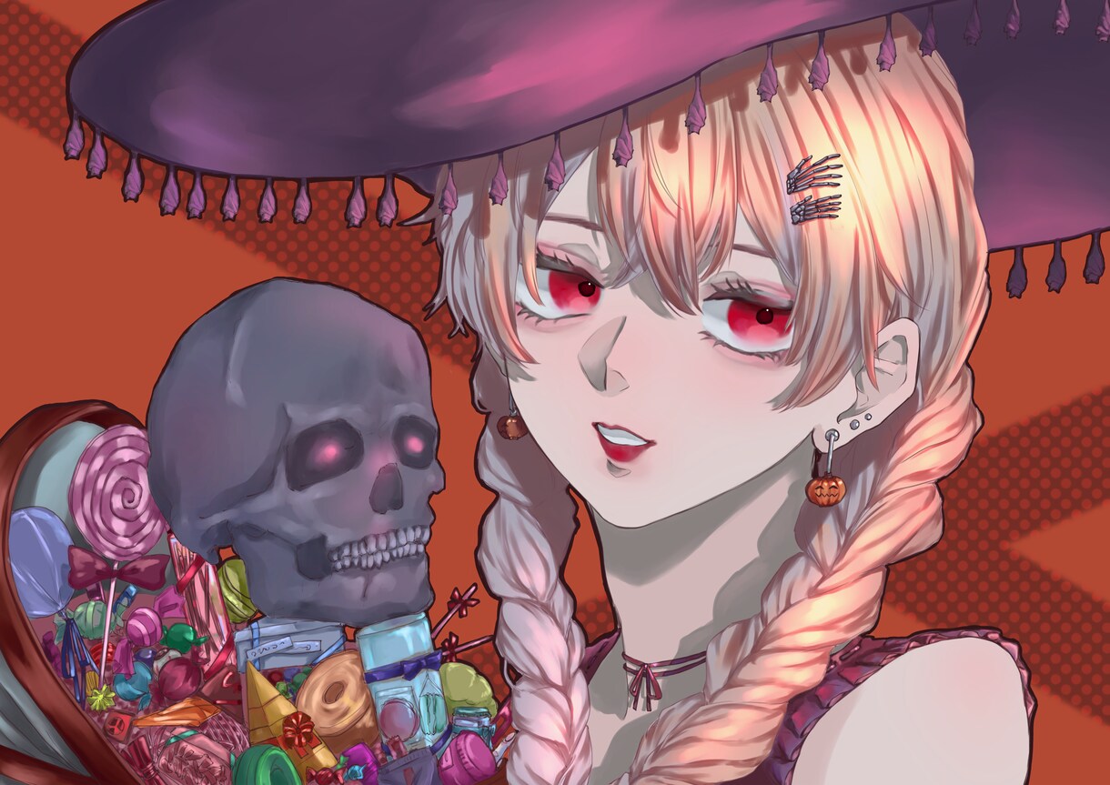 華やかで可愛いイラスト制作いたします アイコンやサムネ・挿絵にどうぞ！真心込めて制作します イメージ7