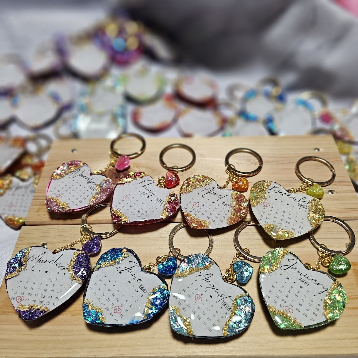 ハンドメイドで推し色アクセサリー作ります レジンでオーダーメイドアクセサリー イメージ8