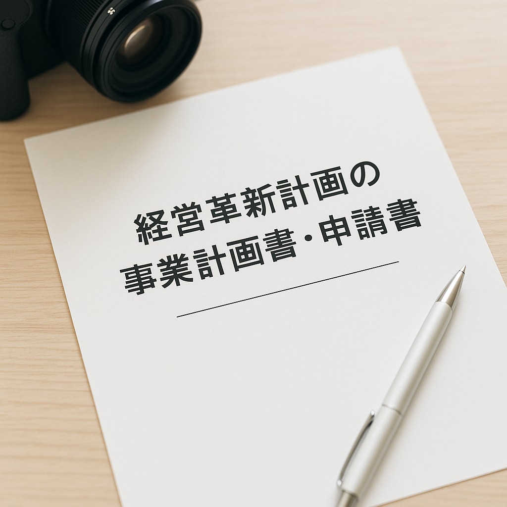 経営革新計画の事業計画書・申請書を作成支援します 新事業×承認計画＝戦略とお墨付きを両立 イメージ1