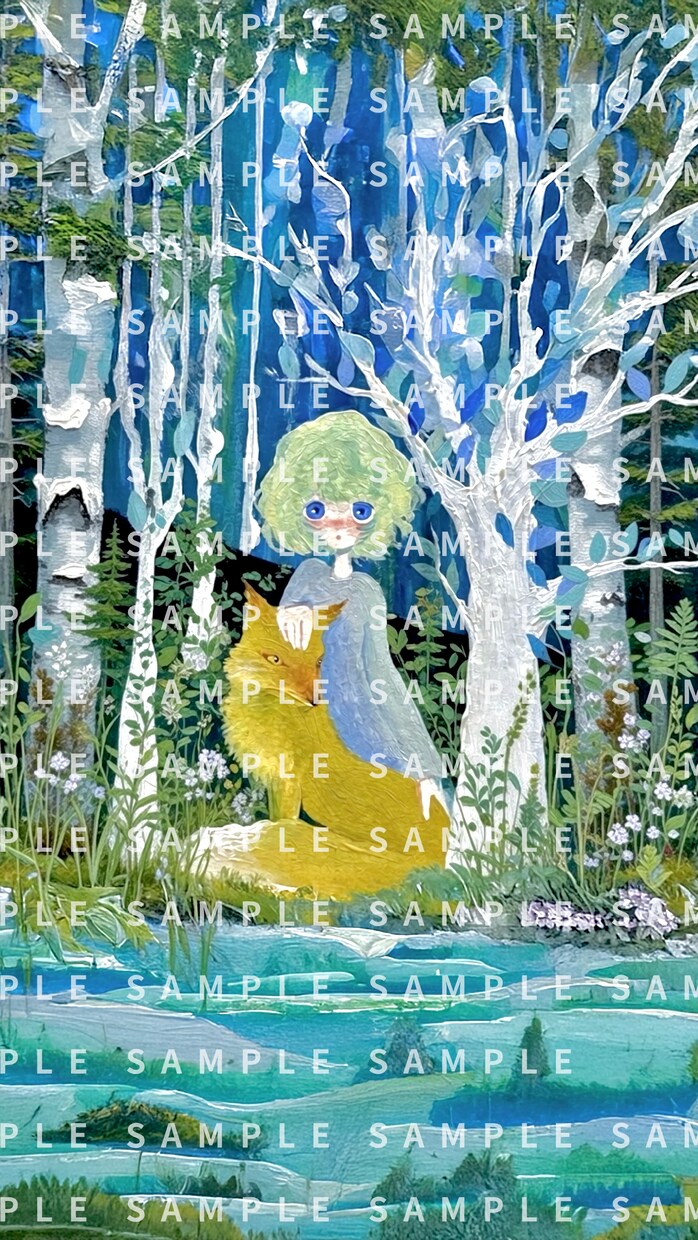 アナログの女の子のイラストを描きます 繊細な感情を、一枚の絵に。貴方の為のイラスト描きます イメージ1