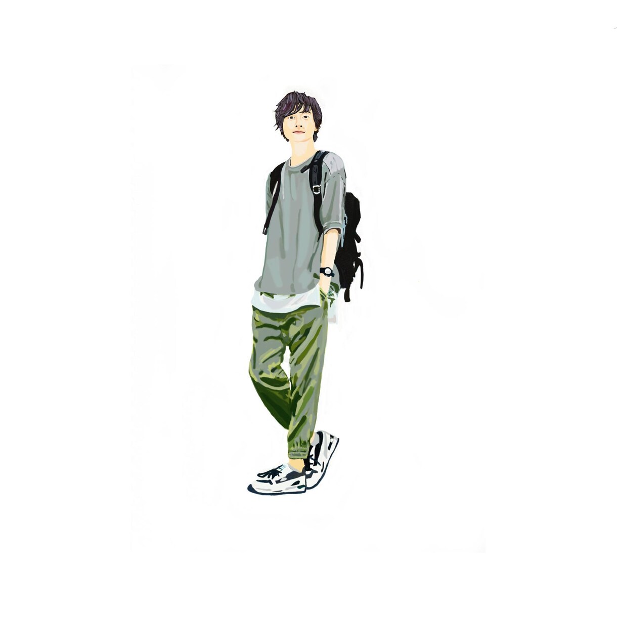 パソコンで人のイラストお描きします パンフレットやカタログにご使用してみませんか？ イメージ5