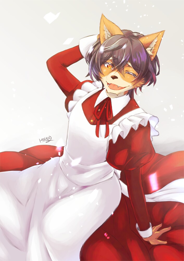 目を引くイラスト描きます キラキラな男女・獣人・ケモノが得意です！ イメージ5