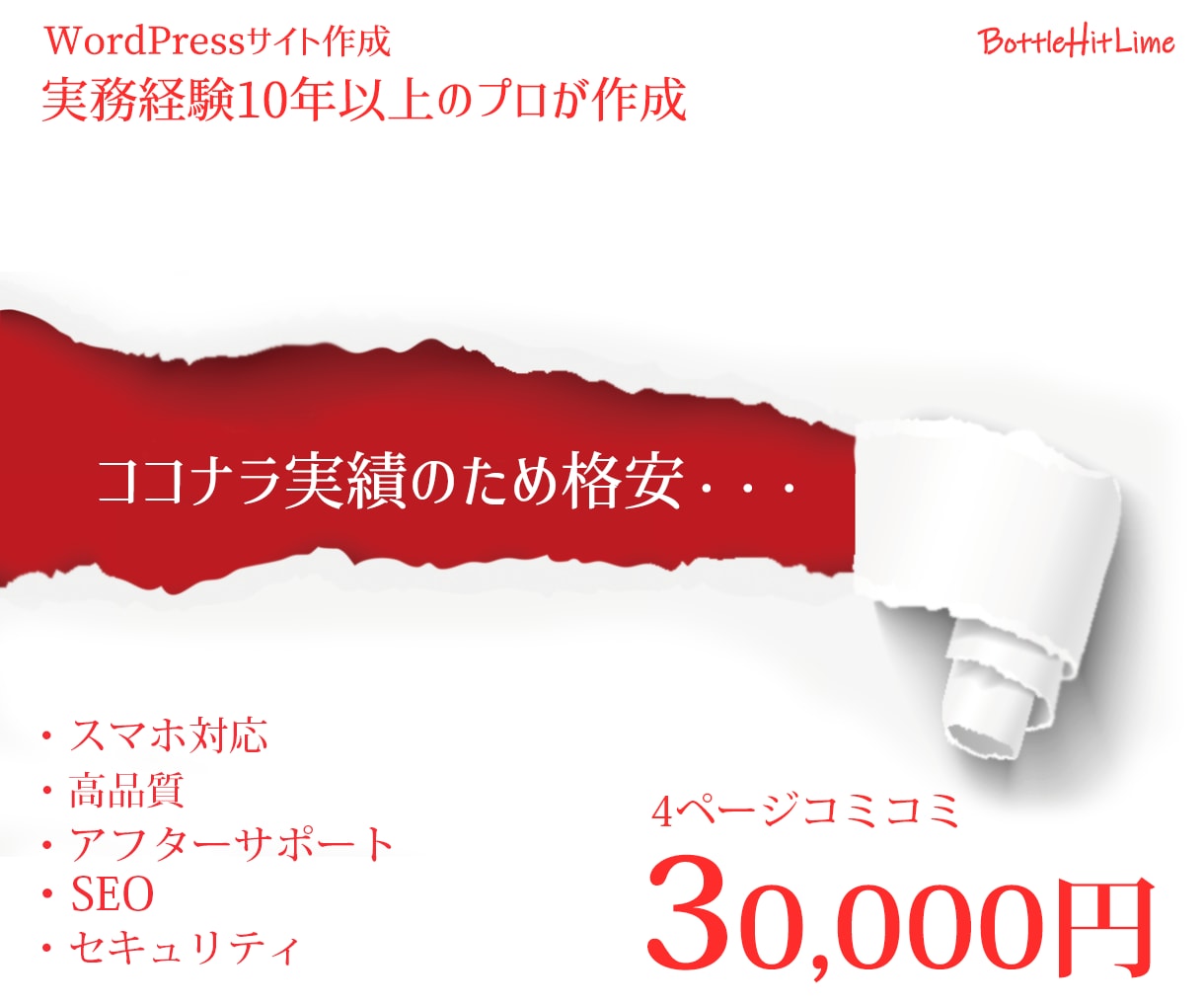 実務13年以上！人を呼べるHPを作成します コスパ最強！完全サポートします！！ イメージ1