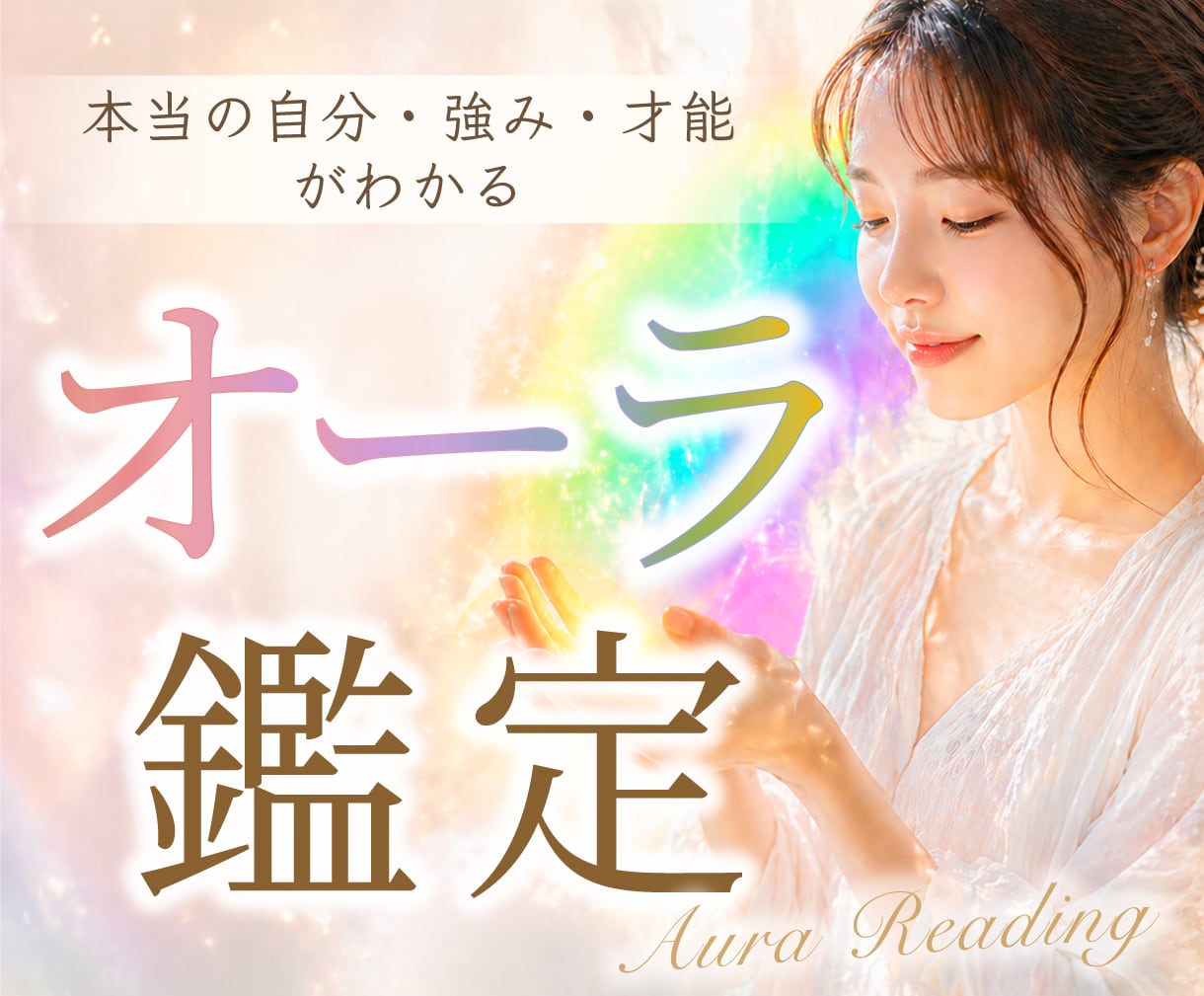 オーラの色から本当の自分・強み・才能を鑑定します 【５名様限定価格】オーラ鑑定書付き・顔出し不要 イメージ1