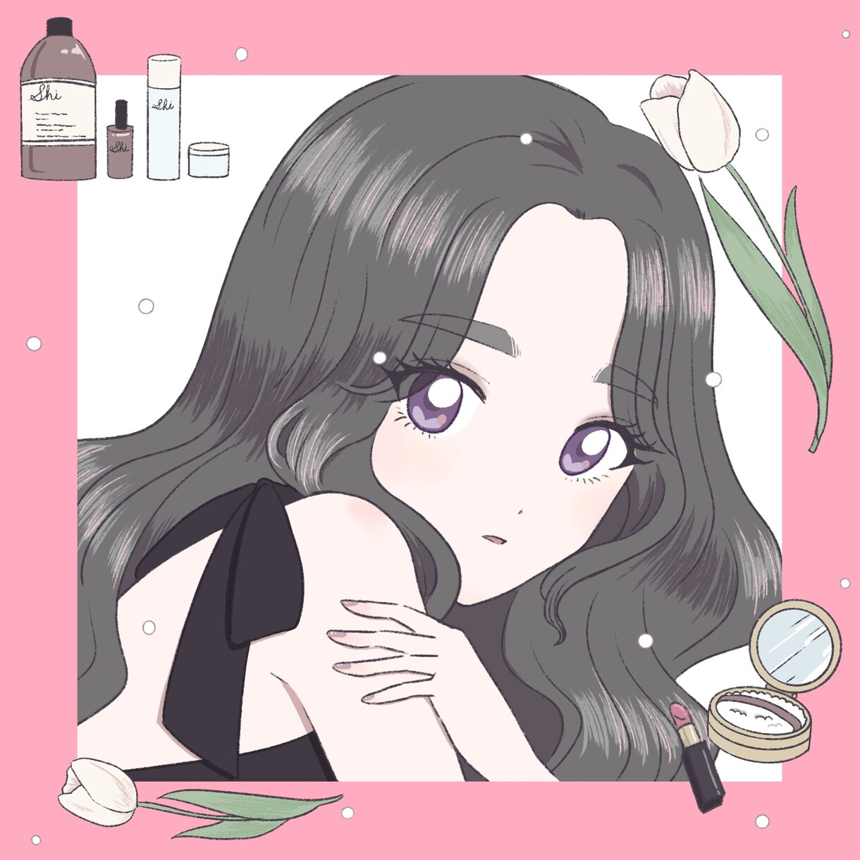 SNSアイコンを依頼者様と一緒に作ります 依頼者様のアイデアをふんわり可愛いイラストで表現します！ イメージ3