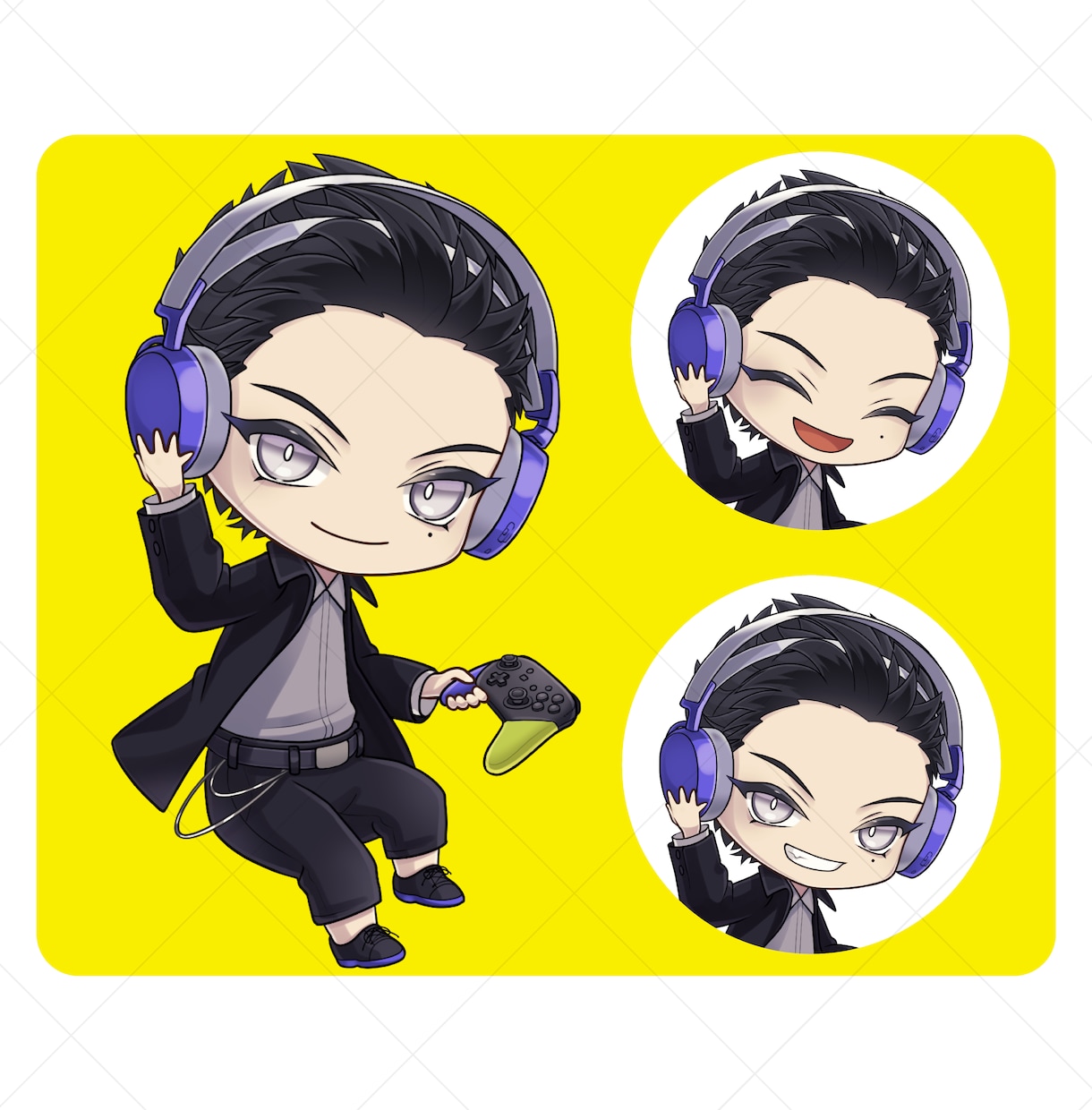 ミニキャラ・デフォルメ・SDイラスト 制作承ります あなただけの可愛らしいチビキャラの立ち絵を制作します◎ イメージ5