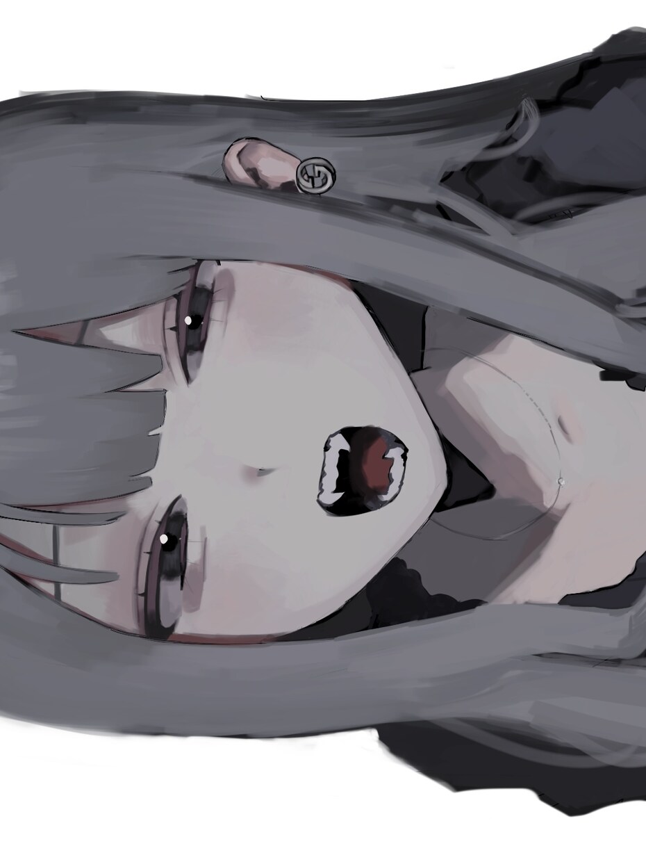 地雷系厚塗りイラスト(似顔絵◎)ます あなたの自撮りやキャラデザを写実・アニメ寄りに描きます イメージ2