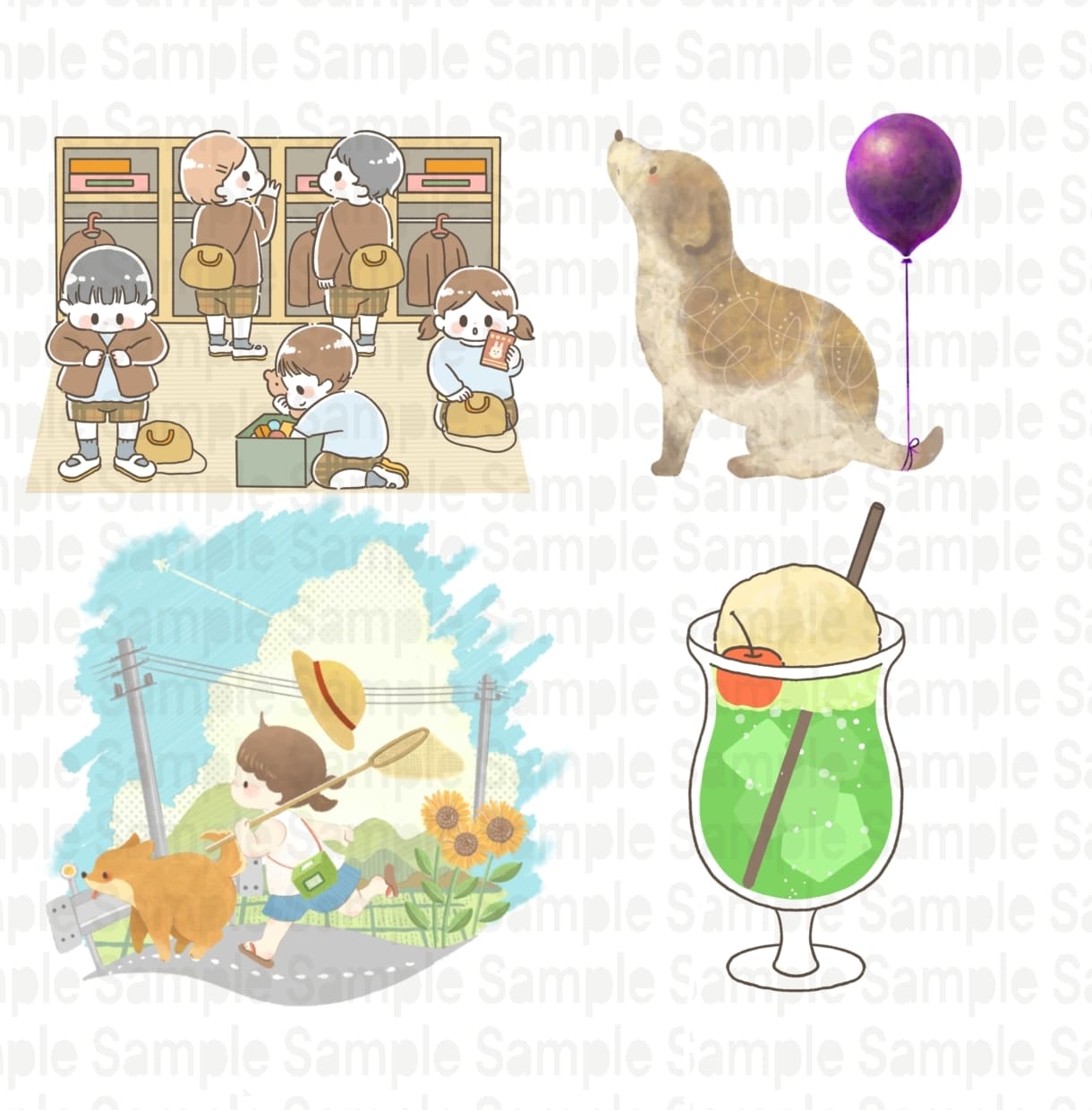 選べる2タイプ！可愛い&丁寧なイラストお描きします 可愛くまとめたい挿絵・広告・教材にいかがですか？ イメージ6