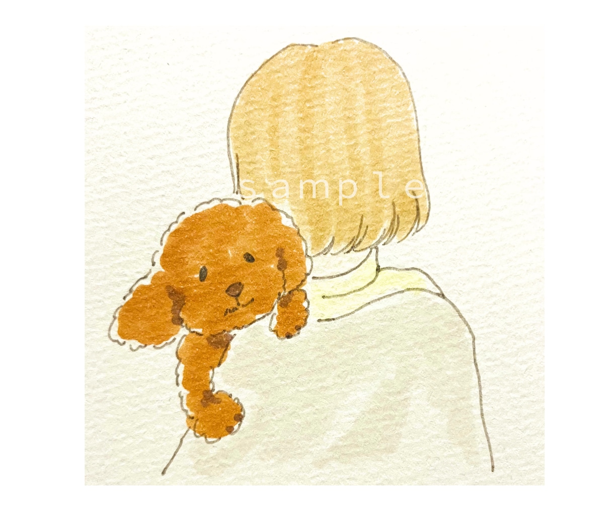 お茶目なデフォルメイラスト似顔絵アイコン描きます 人物からペットまで♪2ショットもできます イメージ3