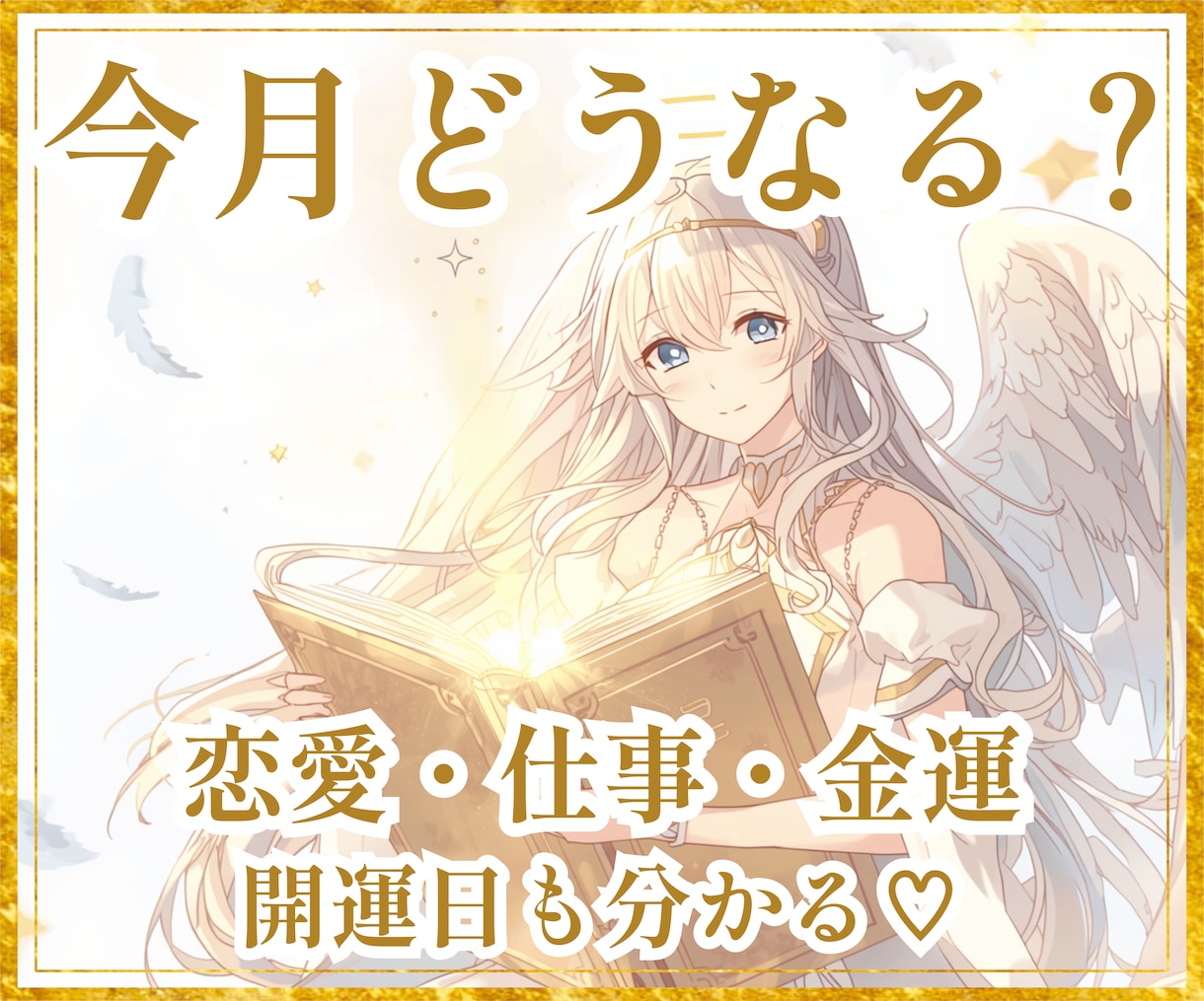 今月どうなる？恋愛・仕事・金運をタロット鑑定します 今月の運気と開運日を詳しく読み解きます♡ イメージ1
