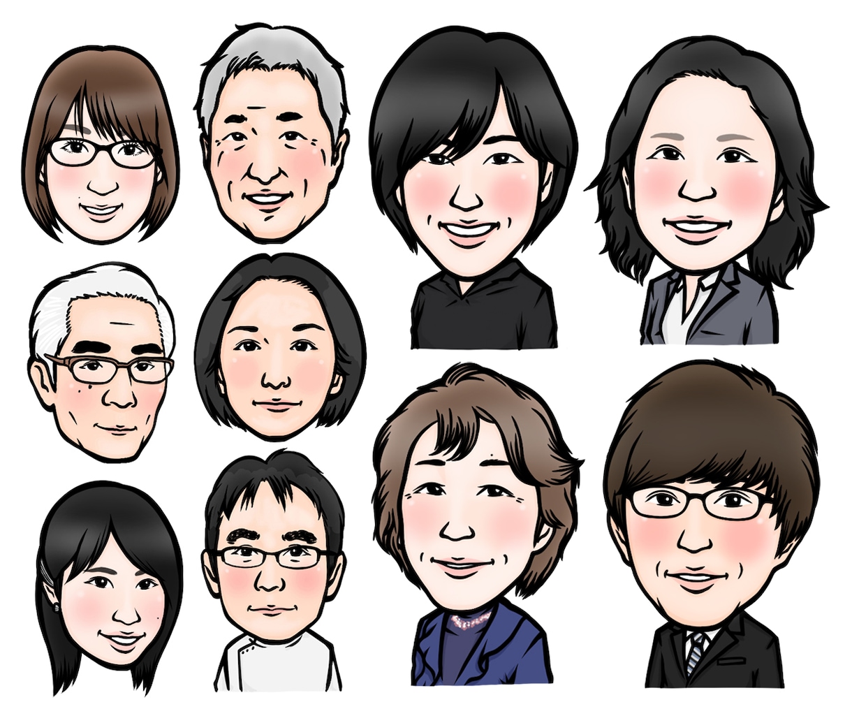 似顔絵を描きます snsアイコン、LINEスタンプ、名刺などに活用ください！ イメージ6