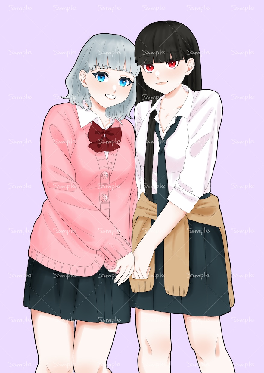 キャラクターイラスト描きます 立ち絵や1枚絵など用途に合わせたイラストを描きます イメージ7