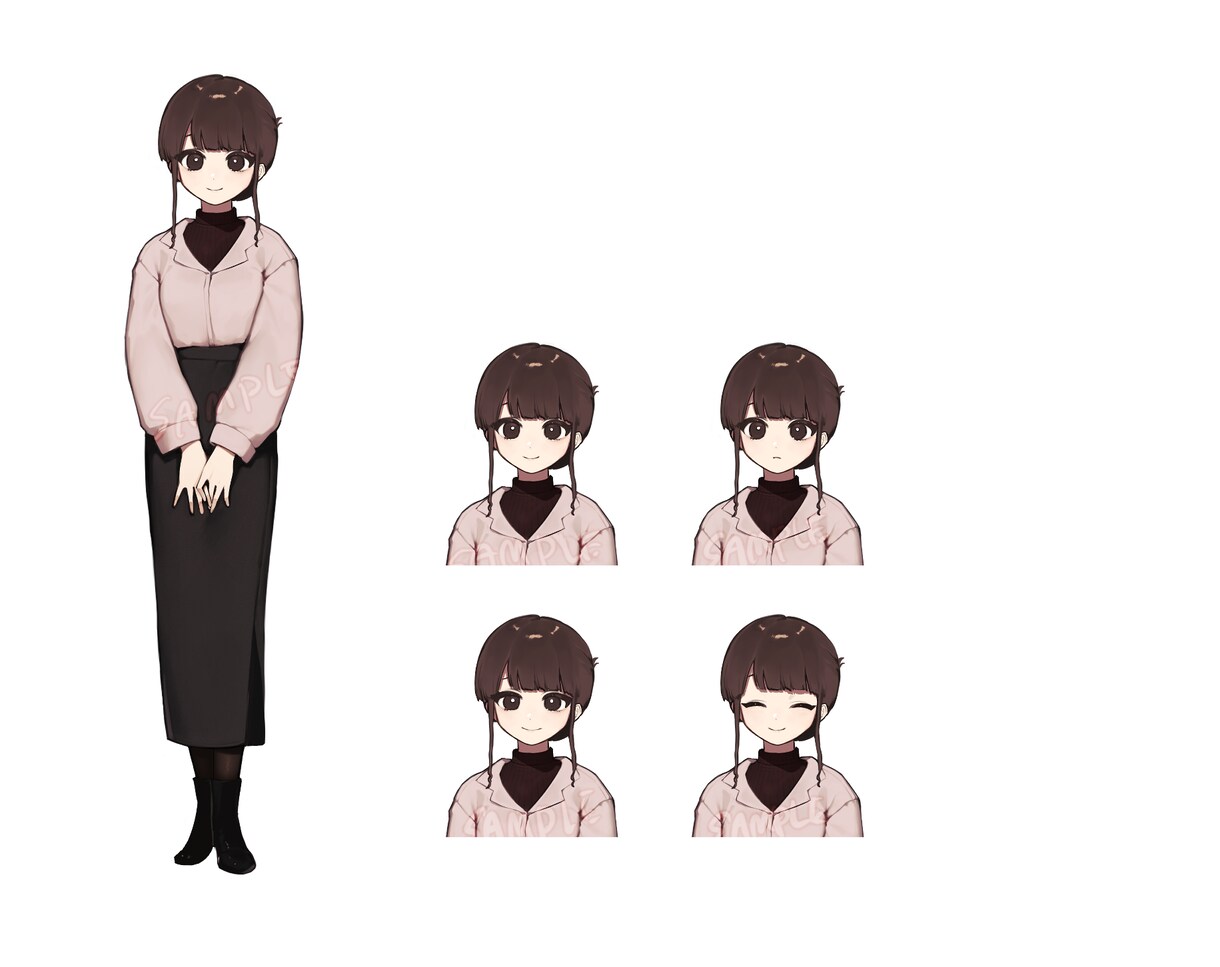 立ち絵描きます TRPGやゲーム、動画などに使用できるキャラクター制作します イメージ3