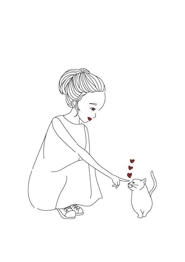用途に合わせた、線画イラスト描きます ウェディングや美容、コスメ、イベントなどお好みのイラストを。 イメージ3