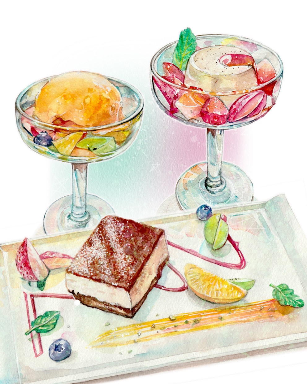 おいしそう！な食べ物イラスト描きます 手描きのほっこりあたたかいイラストが欲しいあなたへ イメージ4