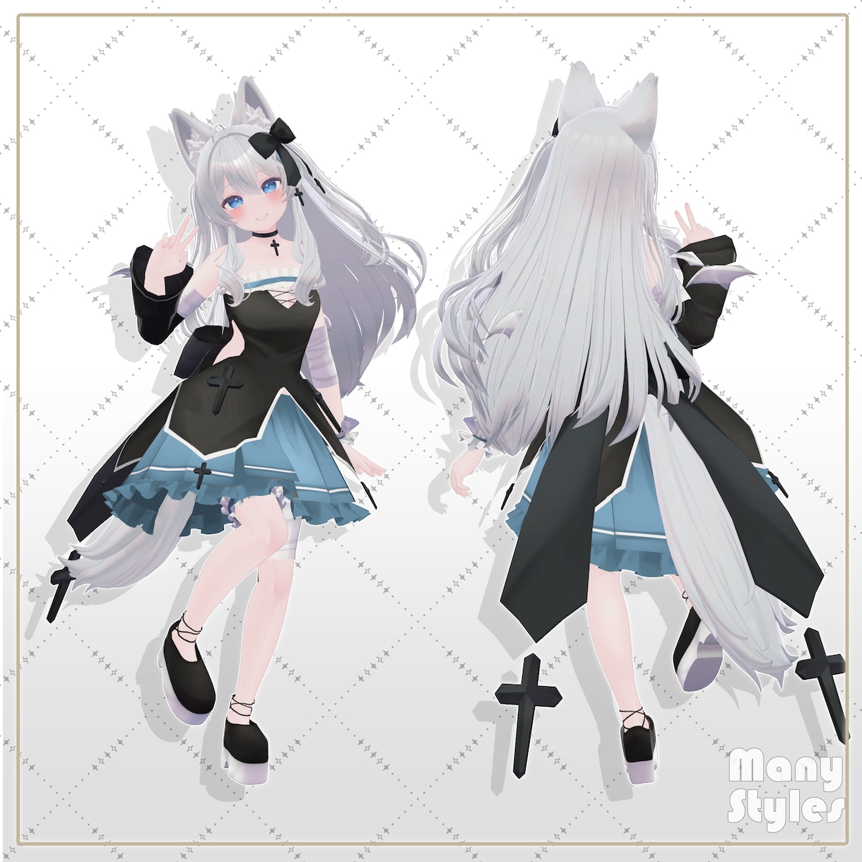 VRChat対応　理想の衣装を形にします アバター用3D衣装モデリング・Unityセットアップ イメージ2