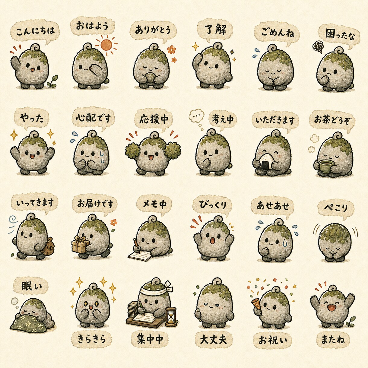 LINEスタンプを8個から制作します メイン画像・タブ画像まで整えます イメージ5