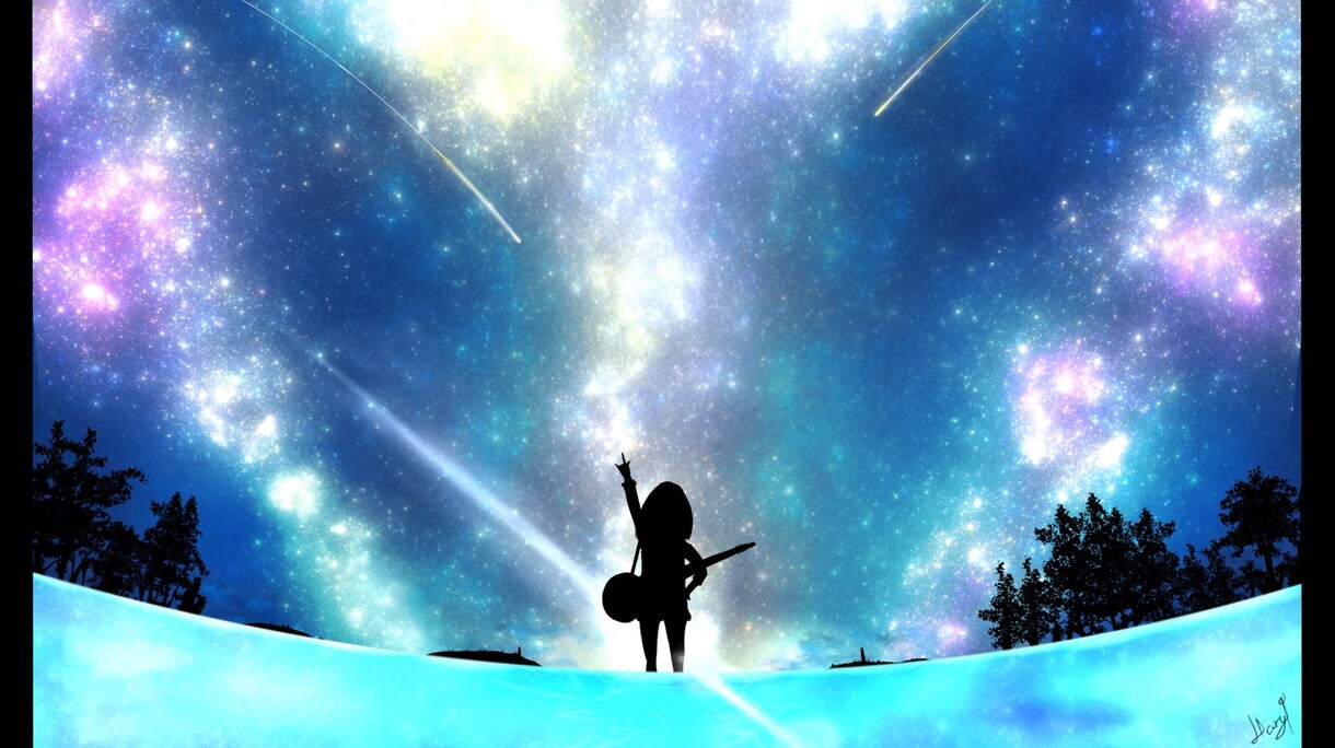 神秘的かつ幻想的な背景イラストを描きます アイコンやヘッダー、サムネイルなどに利用できます。 イメージ2