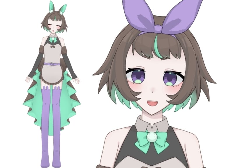 貴方の素敵なVtuberモデルを一括制作いたします 限定三枠お得な格安プランです！先着順/予約も◎ イメージ6