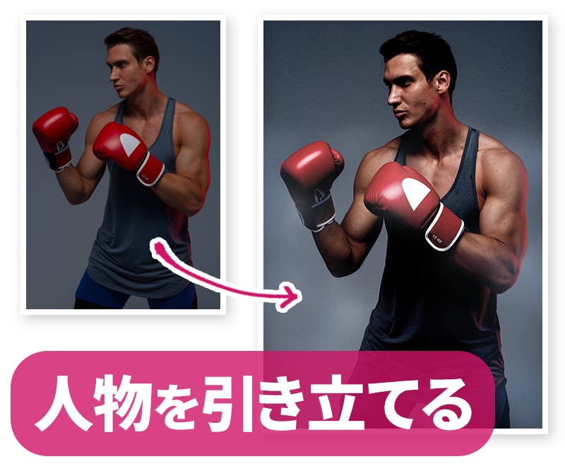 人物写真のレタッチ・切り抜き・合成加工いたします ちょっとした加工から複雑な加工まで対応いたします イメージ3