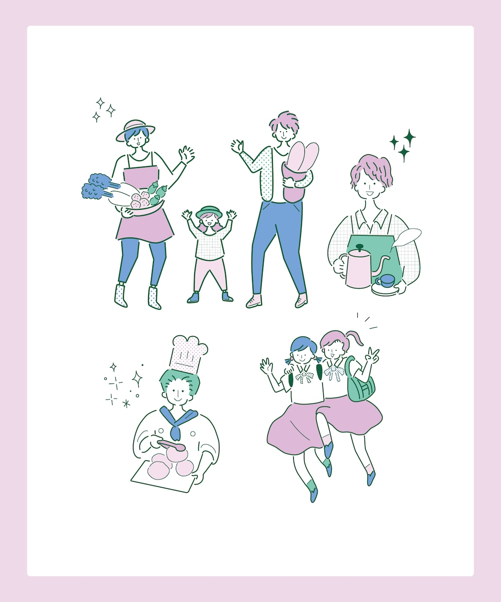 シンプルでおしゃれなビジネス線画イラスト描きます 広告・挿絵・パンフレット・社内資料に イメージ5