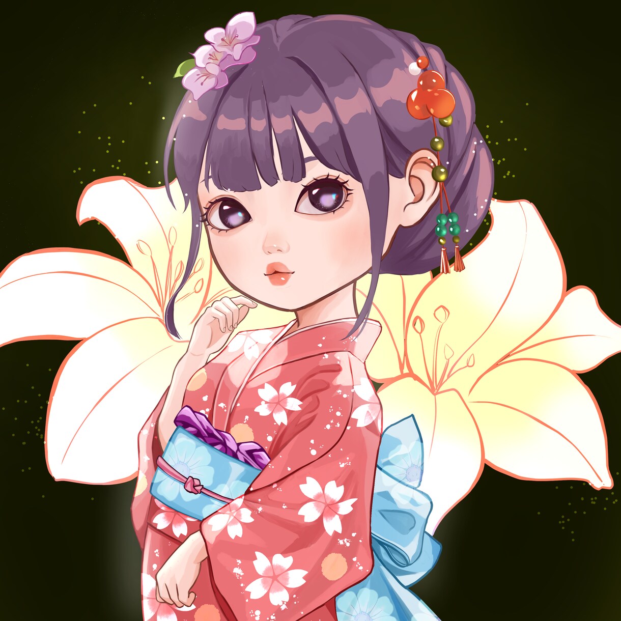 商用利用OK！！キュート可愛いミニイラスト描きます ポーズ・仕草全て可愛いイラストお描き致します イメージ5