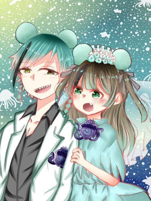 夢絵イラスト描きます 二次元のキャラクター様と依頼者様のイラストを描きます イメージ3