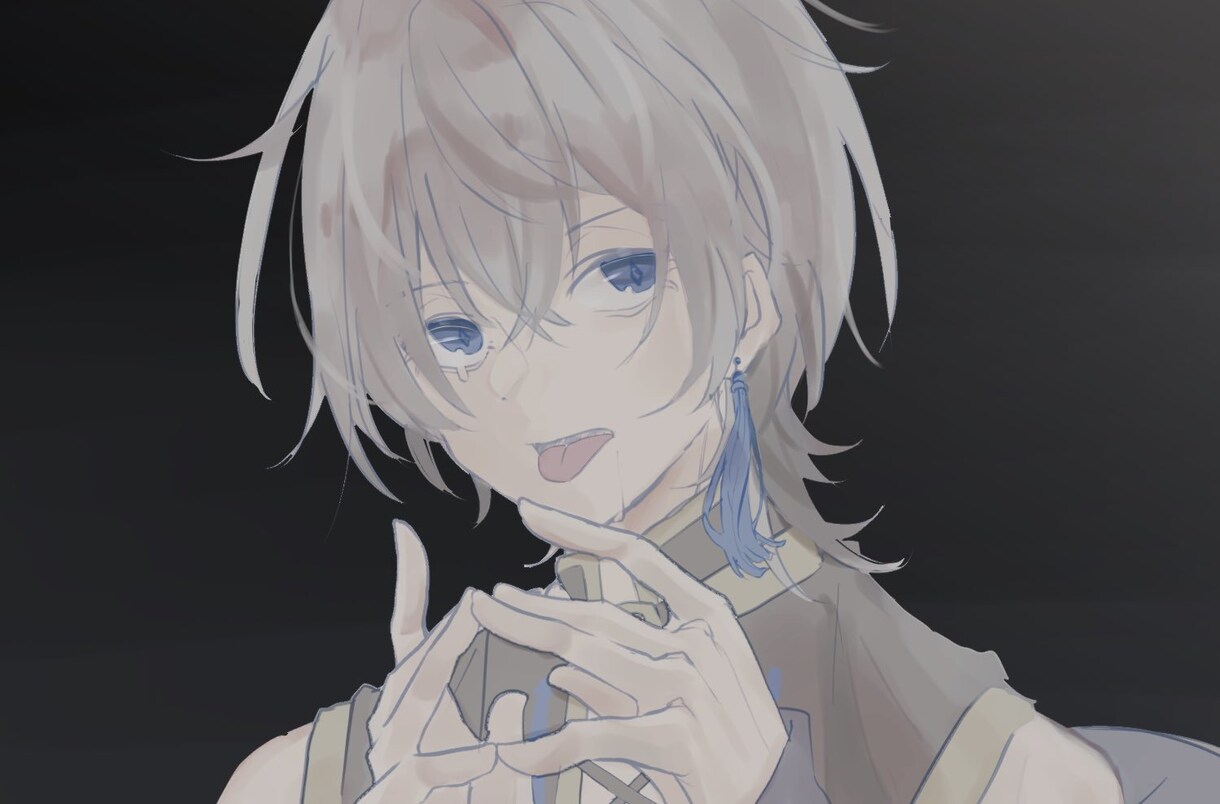 仄暗くてかわいいイラスト描きます アイコン・サムネイル・MVイラスト、どんな雰囲気でも描きます イメージ5